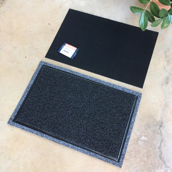 Combo Tapete Sanitizante + Tapete Home- Preto